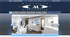 Desktop Screenshot of millburnorthodontics.com